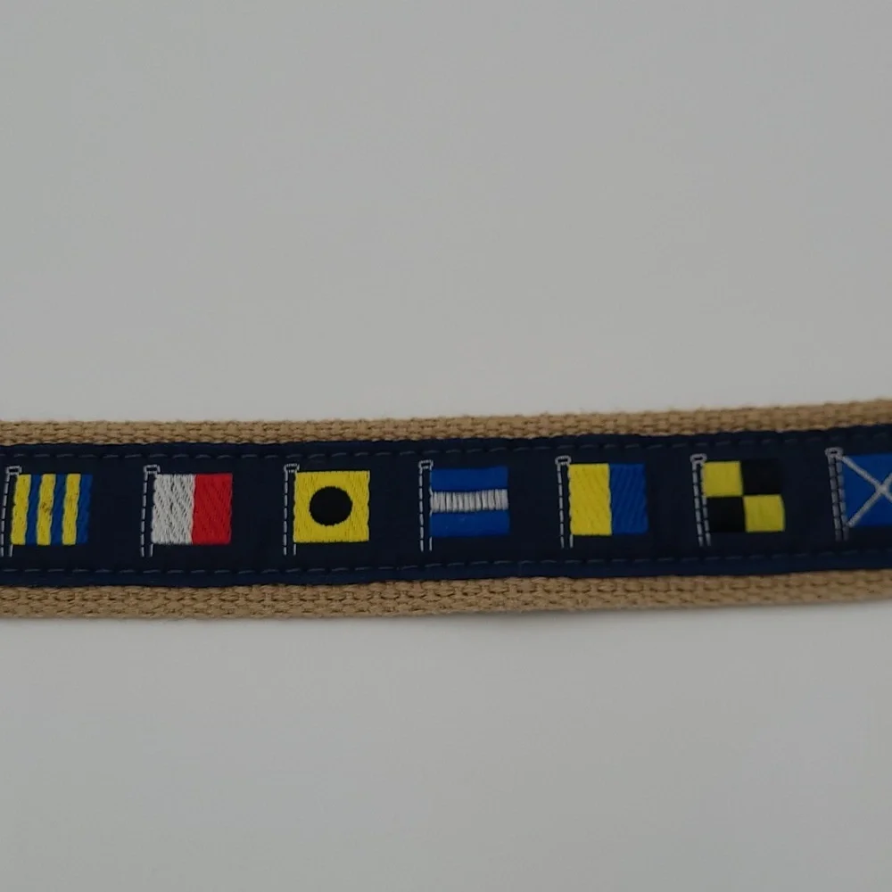 Women's Skippers Nautical‎ Code Flag Belt sz. 30